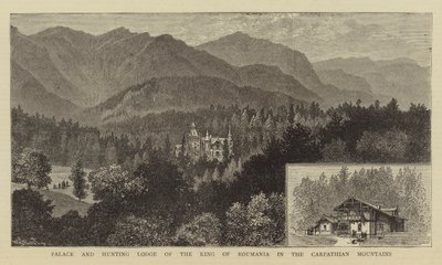 Palast und Jagdschloss des Königs von Rumänien in den Karpaten von William Henry James Boot