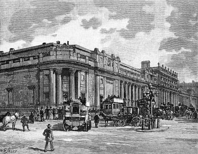 Die Bank von England, London von William Henry James Boot