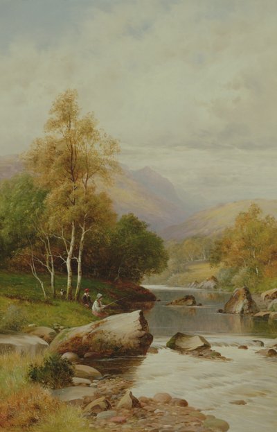 Ein ruhiger Ort im Festiniog-Tal, Wales, 1909 von William Henry Mander