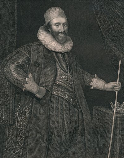 Lodowick Stuart, Herzog von Richmond. Nach dem Original von Van Somer, in der Sammlung von The Right H von William Henry Mote