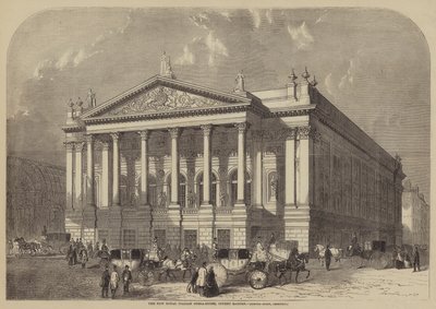 Das neue königliche italienische Opernhaus, Covent Garden, Edmund Barry, Architekt von William Henry Prior