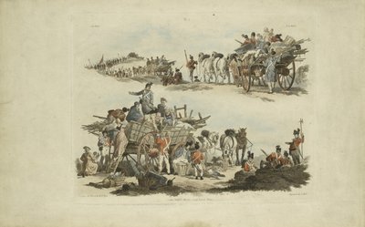 Lagerszenen, 1803 von William Henry after Pyne