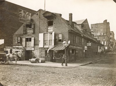 Race Street Wharf, Delaware Avenue an der Race Street, 1867 von William Herman Rau