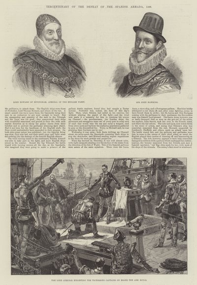 Dreihundertjahrfeier der Niederlage der spanischen Armada, 1588 von William Heysham Overend