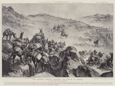 Der Vormarsch auf Dongola, die Schlacht von Ferket von William Heysham Overend