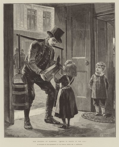 Die Cholera in Hamburg, Es gibt Tod im Becher von William Heysham Overend