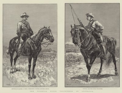 Die Kolonialen Schützenfreiwilligen von Australien von William Heysham Overend