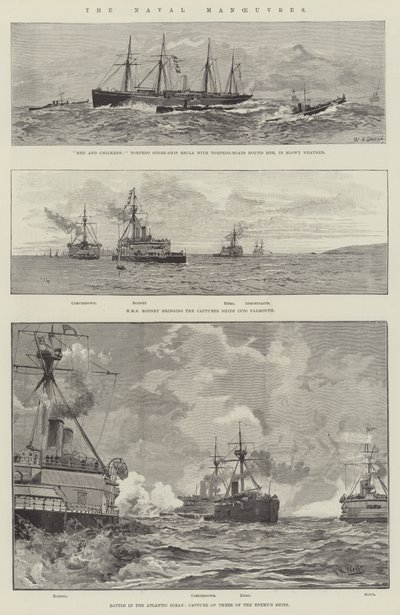 Die Marine-Manöver von William Heysham Overend