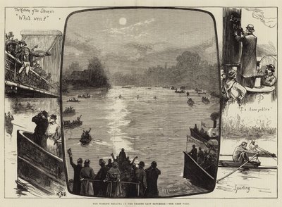 Die Weltregatta auf der Themse letzten Samstag von William Heysham Overend