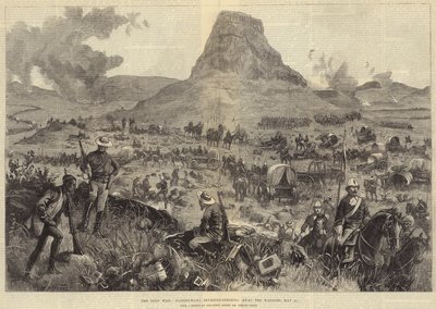 Der Zulukrieg, Isandhlwana erneut besucht, die Wagen holen, 21. Mai von William Heysham Overend
