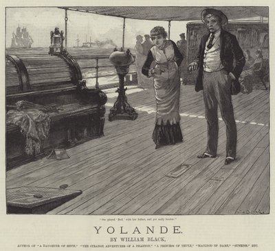 Yolande, von William Black von William Heysham Overend