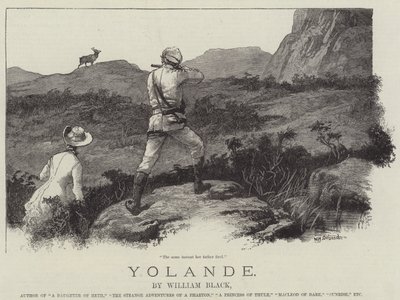 Yolande, von William Black von William Heysham Overend