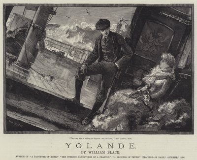 Yolande, von William Black von William Heysham Overend