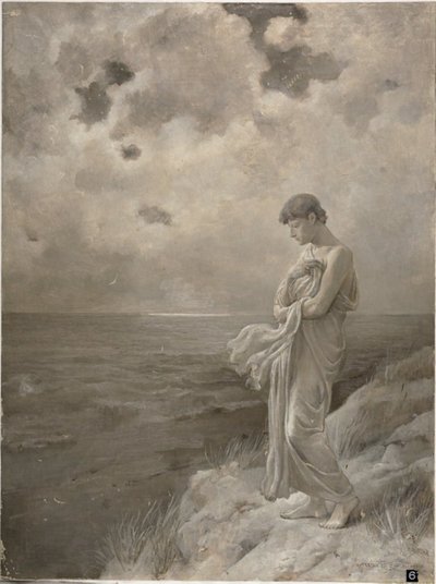 Sonett: "Wenn ich fürchte, dass ich aufhören könnte zu sein", 1887 von William Hicok Low