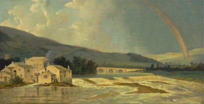 Otley-Brücke am Fluss Wharfe von William Hodges