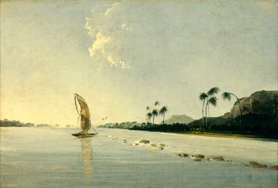 Ansicht eines Teils der Insel Ulietea [Raiatea] von William Hodges