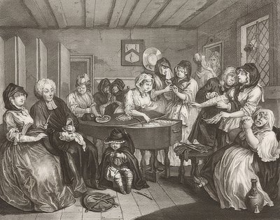 Der Weg einer Dirne. Blatt 6: Das Begräbnis von William Hogarth