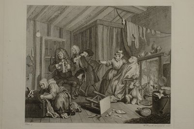 Der Weg einer Dirne: Tafel 5 von William Hogarth