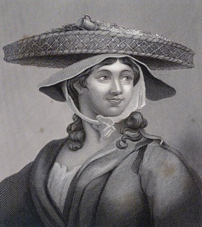 Ein Shrimp-Mädchen von William Hogarth