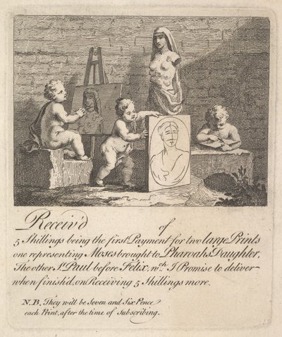 Jungen, die die Natur beobachten, 1751 von William Hogarth