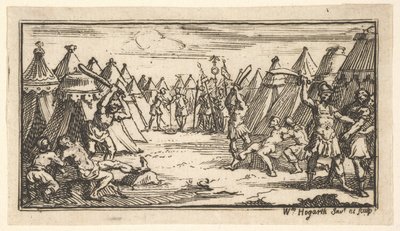 Beinbruch John Beaver, Römische Militärstrafen, 1725, nach 1725 von William Hogarth