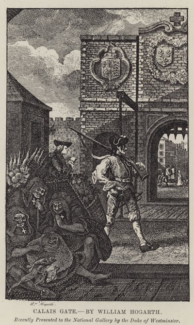 Calais-Tor von William Hogarth