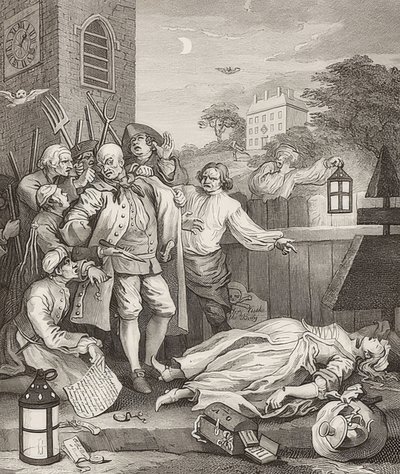 Vollendete Grausamkeit. Aus: Die vier Stufen der Grausamkeit von William Hogarth