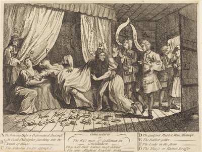 Cunicularii oder Die Weisen von Godliman in Beratung von William Hogarth