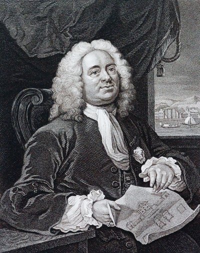 Daniel Lock, Architekt und Künstler von William Hogarth