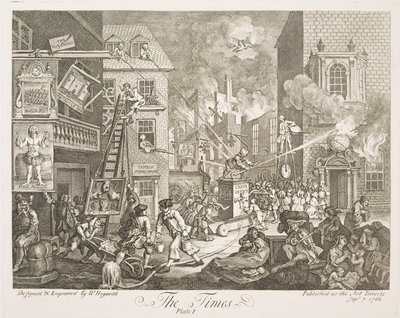 Die Zeit (Tafel 1) von William Hogarth