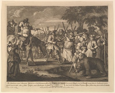 Hudibrass Erstes Abenteuer Zwölf Große Illustrationen für Samuel Butlers Hudibras von William Hogarth