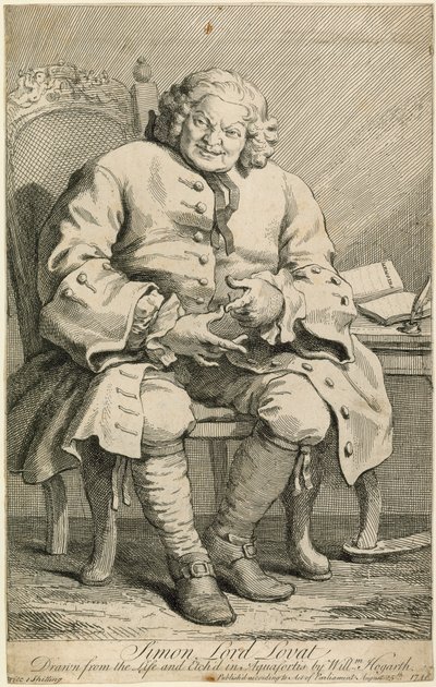 Simon Lord Lovat von William Hogarth