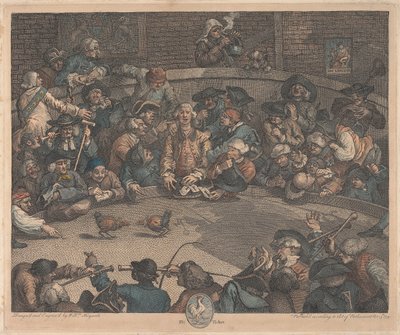 Königlicher Sport, Grubenticket von William Hogarth