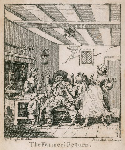 Die Rückkehr des Bauern von William Hogarth