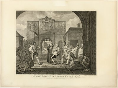 Der Braten von Alt-England von William Hogarth