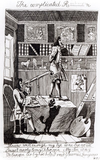 Der komplizierte Richardson, 1724 von William Hogarth