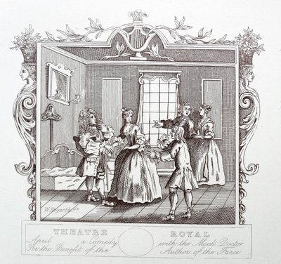Theatre Royal; Drury Lane; London von William Hogarth