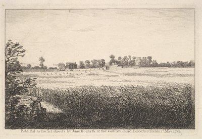 Ansicht von Ranbys Haus, 1. Mai 1781 von William Hogarth