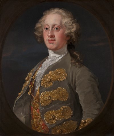 William Cavendish, Marquess of Hartington, später vierter Herzog von Devonshire von William Hogarth