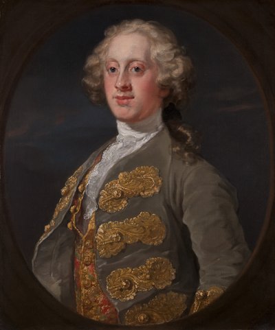 William Cavendish, Marquess von Hartington, später vierter Herzog von Devonshire von William Hogarth