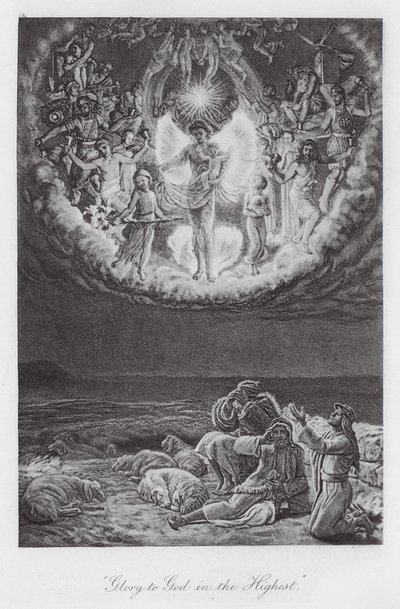 "Ehre sei Gott in der Höhe" von William Holman (after) Hunt