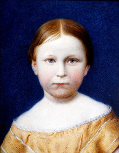 Porträt der Tochter des Künstlers von William J. Webbe or Webb