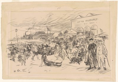 Coney Island Promenade von William James Glackens