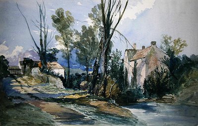 Eine Mühle in Staffordshire von William James Muller