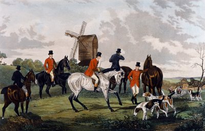 Treffen, Aufbruch zur Fuchsjagd von William Joseph (after) Shayer