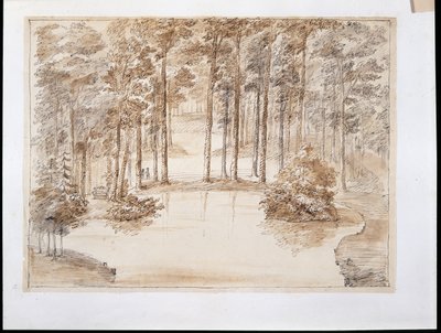 Chiswick, Entwurf für die Gestaltung eines Wasser-Wald-Gartens von William Kent