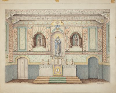 La Purisima Mission - Restauriert 1941 von William Kieckhofel