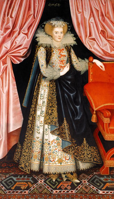 Wahrscheinlich Elizabeth Cary, geb. Tanfield von William Larkin
