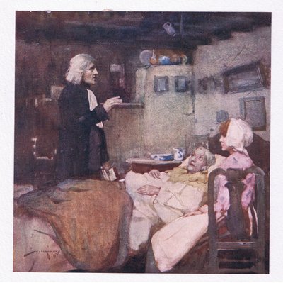 Aber in seiner Pflicht, prompt bei jedem Ruf, wachte er und weinte, betete und fühlte für alle von William Lee Hankey