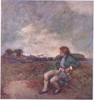 Hier, während ich meine einsamen Runden drehe, inmitten deiner verworrenen Wege und Ruinen von William Lee Hankey